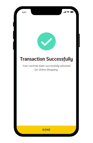 How to unlock online shopping (unlock OTP) Step6