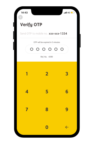 Verify OTP number