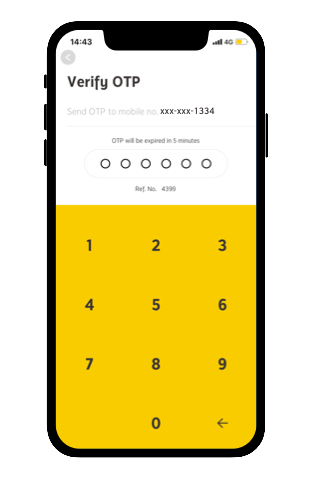 Verify OTP number