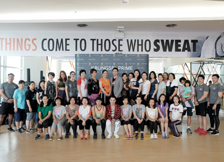 ‘KRUNGSRI PRIME’ Healthy Life Happy Life  With Zumba Dance