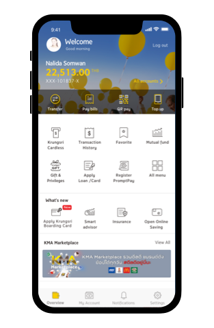 Choose "Apply for Krungsri Boarding Card"