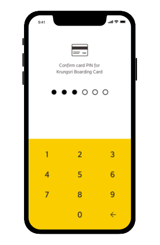 Confirm 6-digit PIN