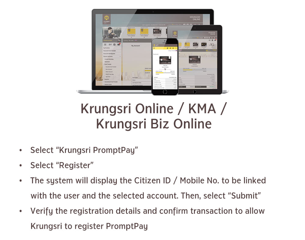 Krungsri Online / KMA / Krungsri Biz Online