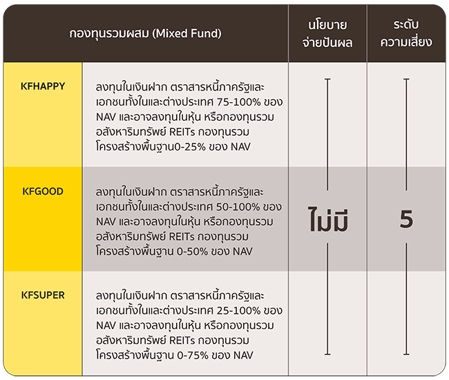 กองทุน 3 ดี All in Fund