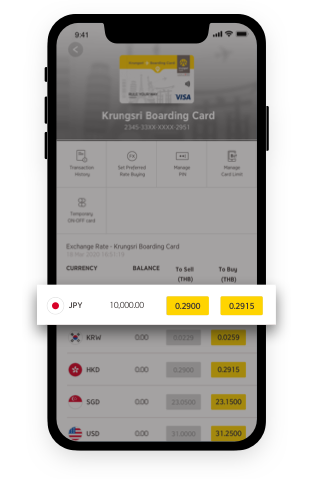 Choose currency and selling price